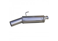 InoxCar exhaust suitable for Peugeot 206 1.4 HDi (68 hp) 102 mm