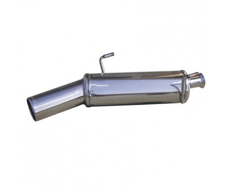 InoxCar exhaust suitable for Peugeot 206 1.4 HDi (68 hp) 102 mm