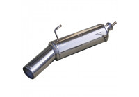 InoxCar exhaust suitable for Peugeot 206 1.6 HDi (109 hp) 102 mm