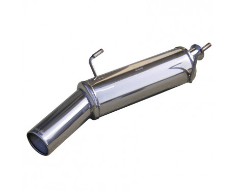 InoxCar exhaust suitable for Peugeot 206 1.6 HDi (109 hp) 102 mm