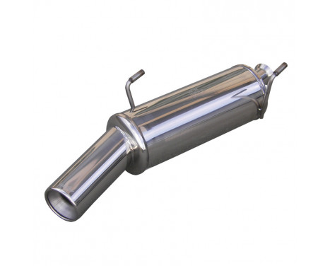 InoxCar exhaust suitable for Peugeot 206 CC 2.0 16v (136hp) 2001- 102mm
