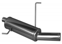 InoxCar exhaust suitable for Peugeot 206 SW 1.4 16v (90hp) 80mm