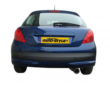 InoxCar exhaust suitable for Peugeot 207 1.4 16v (90hp) 2006- 102mm