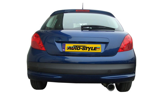 InoxCar exhaust suitable for Peugeot 207 1.4 16v (90hp) 2006- 102mm