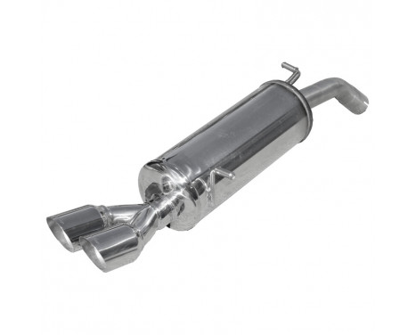 InoxCar exhaust suitable for Peugeot 208 1.6 16v Turbo GTi (200hp) 2013- 2x80mm Racing