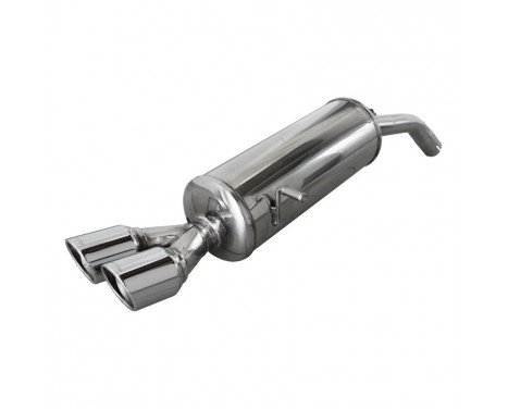 InoxCar exhaust suitable for Peugeot 208 1.6 16v Turbo GTi (200hp) 2013- 2x80mm X-Race