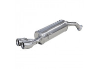 InoxCar exhaust suitable for Peugeot 208 1.6 16v Turbo GTi (200hp) 2013- 2x80mm
