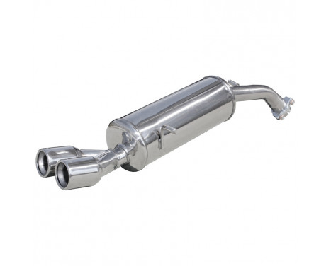 InoxCar exhaust suitable for Peugeot 208 1.6 16v Turbo GTi (200hp) 2013- 2x80mm