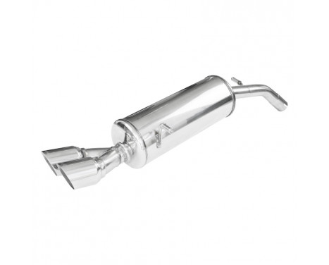 InoxCar exhaust suitable for Peugeot 208 1.6 16V Turbo GTI 30TH 208hp 2015- Ø 55 2x80mm Racing