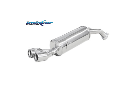 InoxCar exhaust suitable for Peugeot 208 1.6T 16v GTI 30TH 208hp 2015- 2x80mm
