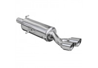 InoxCar exhaust suitable for Peugeot 308 1.6THP GTi (200hp) 2011-2013 Ø65mm 2x80mm X-Race