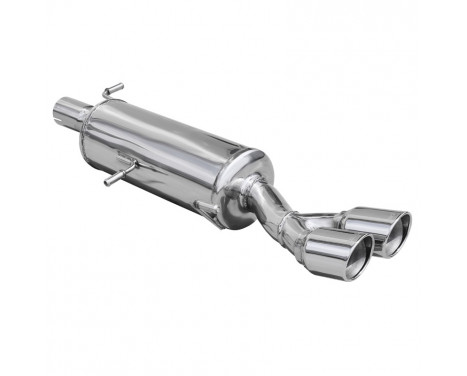 InoxCar exhaust suitable for Peugeot 308 1.6THP GTi (200hp) 2011-2013 Ø65mm 2x80mm X-Race