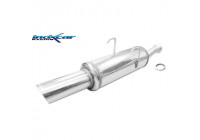 InoxCar exhaust suitable for Peugeot 405 1.9 Mi 16 147pk 1992-1997 1x90mm Rally