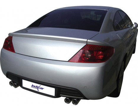 InoxCar exhaust suitable for Peugeot 407 2.7 HDi 24v (204hp) 2006- Left/Right 2x80mm