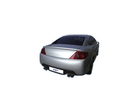 InoxCar exhaust suitable for Peugeot 407 2.7 HDi 24v (204hp) 2006- Left/Right 2x80mm, Image 2