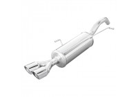 InoxCar exhaust suitable for Peugeot RCZ 1.6 THP 156hp 2010- 2x80mm