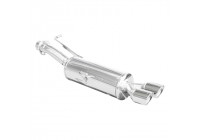 InoxCar exhaust suitable for Peugeot RCZ 1.6 THP 200hp 2010- 2x80mm X-Race