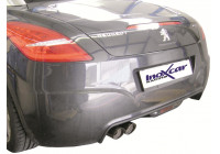 InoxCar exhaust suitable for Peugeot RCZ 1.6THP (156hp) 2010- 2x80mm Racing
