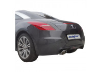 InoxCar exhaust suitable for Peugeot RCZ 1.6THP (200hp) 2010- 150x105mm Oblique