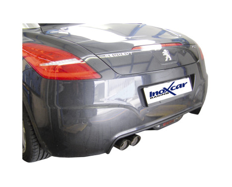InoxCar exhaust suitable for Peugeot RCZ 1.6THP (200hp) 2010- 2x80mm Racing, Image 2