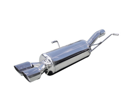 InoxCar exhaust suitable for Peugeot RCZ 1.6THP (200hp) 2010- 2x80mm Racing, Image 3