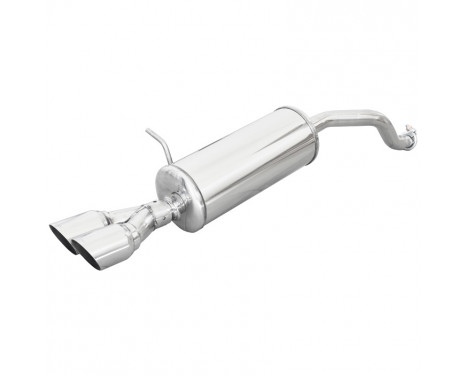 InoxCar exhaust suitable for Renault Clio 4 1.2 75hp 2013- 2x80mm Racing