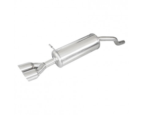 InoxCar exhaust suitable for Renault Clio 4 1.2 GT 120hp 2013- 2x80mm Racing