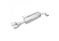 InoxCar exhaust suitable for Renault Clio 4 1.2 GT 120hp 2013- 2x80mm X-Race