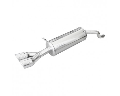 InoxCar exhaust suitable for Renault Clio 4 1.2 GT 120hp 2013- 2x80mm X-Race