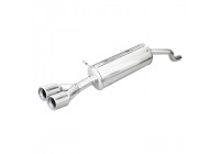 InoxCar exhaust suitable for Renault Clio 4 1.2 GT 120hp 2013- 2x80mm