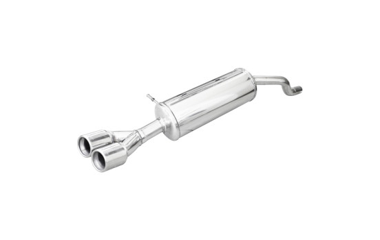 InoxCar exhaust suitable for Renault Clio 4 1.2 GT 120hp 2013- 2x80mm