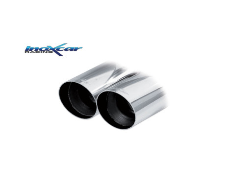 InoxCar exhaust suitable for Renault Clio IV 1.2 75hp 2013- 2x80mm X-Race