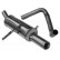 InoxCar exhaust suitable for Renault Megane II 2.0 16v (136hp) 102mm