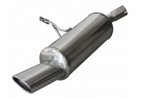 InoxCar exhaust suitable for Renault Megane III Coupe 2.0 Tce (180hp) 2011- Ø55mm 120x80mm