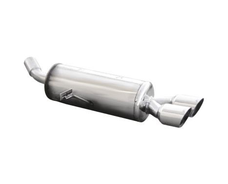 InoxCar exhaust suitable for Renault Megane III Coupe 2.0 Tce (180hp) 2011- Ø55mm 2x80mm Racin, Image 2