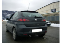 InoxCar exhaust suitable for Seat Ibiza 6L 1.4 16v (100hp) 2002- 120x80mm