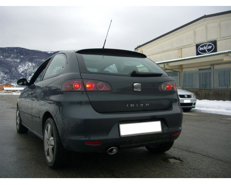 InoxCar exhaust suitable for Seat Ibiza 6L 1.4 16v (100hp) 2002- 120x80mm