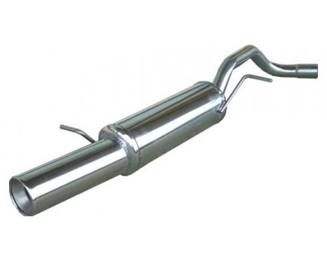 InoxCar exhaust suitable for Seat Ibiza 6L 1.9 TDi FR (130hp) 2002- 102mm