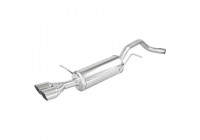 InoxCar exhaust suitable for Seat Ibiza SC (6J) 1.2 Tsi 105pk 2011- 2x80mm Racing