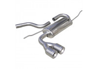 InoxCar exhaust suitable for Seat Leon 1P 1.4TSi (125hp) 2010- 2x80mm