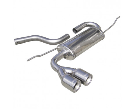 InoxCar exhaust suitable for Seat Leon 1P 1.4TSi (125hp) 2010- 2x80mm