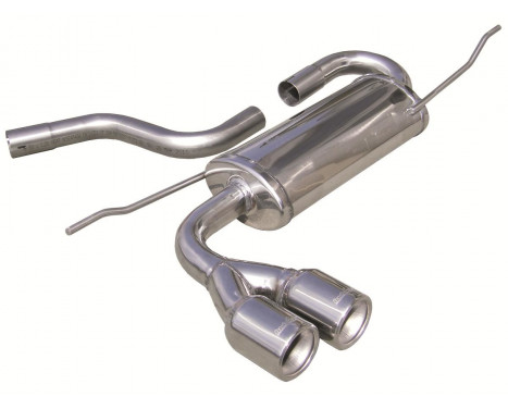 InoxCar exhaust suitable for Seat Leon 1P 1.6 (102hp) 2005- 2x80mm