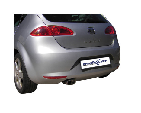InoxCar exhaust suitable for Seat Leon 1P 1.6 (102pk) 2005- 120x80mm Oblique, Image 2