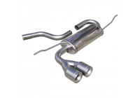 InoxCar exhaust suitable for Seat Leon 1P 1.9 TDi (105hp) 2005- 2x80mm