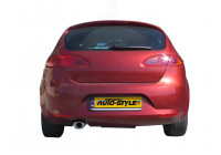 InoxCar exhaust suitable for Seat Leon 1P 2.0 TDi (140hp) 2005- 120x80mm Obliquo