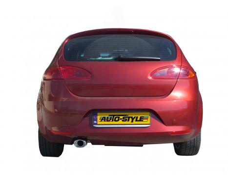 InoxCar exhaust suitable for Seat Leon 1P 2.0 TDi (140hp) 2005- 120x80mm Obliquo