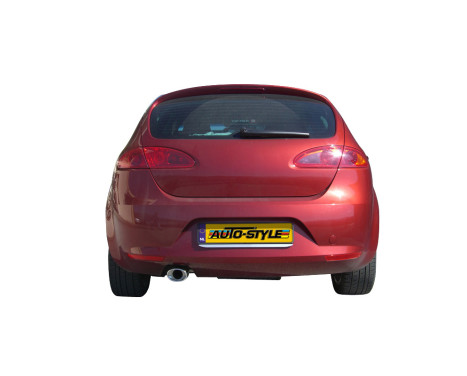 InoxCar exhaust suitable for Seat Leon 1P 2.0 TDi (140hp) 2005- 120x80mm Obliquo, Image 2