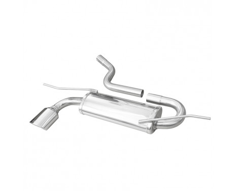 InoxCar exhaust suitable for Seat Leon (5F) 1.4 TSi 122pk 2012- 50mm 1x120x80mm