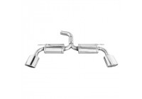 InoxCar exhaust suitable for Seat Leon (5F) Cupra 2.0 280hp 2014- 70mm 1x150x105mm Obliqu