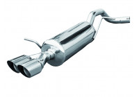InoxCar exhaust suitable for Skoda Fabia II 1.4TSi RS DSG (180hp) 2012- 2x80mm Racing